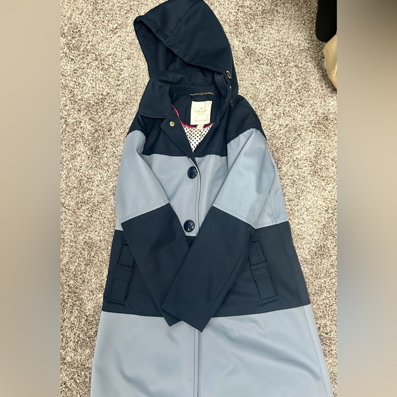 kate spade Jackets & Blazers - Kate Spade Women's Two-Tone Hooded Coat